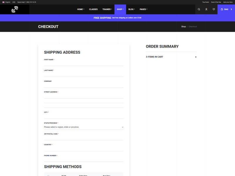 CHECKOUT