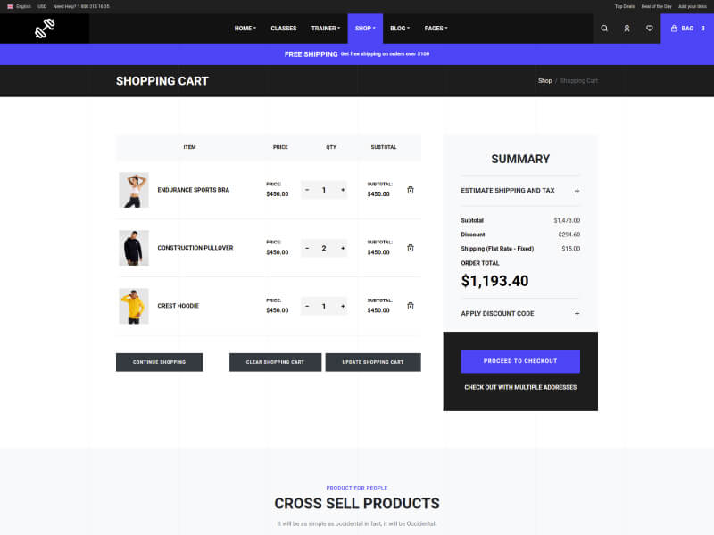 SHOPPING CART
